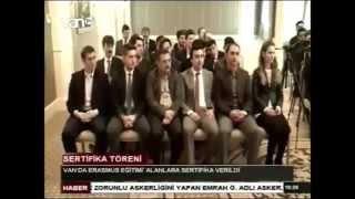 Proje Yönetim Döngüsü ve Erasmus Eğitimi alanlara sertifika verildi