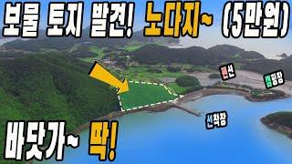 [급매]바다와 딱! 붙은~ 모두 갖춘 보물 토지 발견!  땅 매매~ 6000평 대박 임야~ 평당 5만원 초초급매 매~ 도로,전기,물,바닷가 완벽하다!