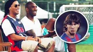 Ce que Ronaldinho a dit à Kobe Bryant sur Messi en 2004 est tout simplement génial | Oh My Goal