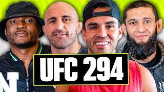 The UFC Fight Week SPECIAL with Khamzat, Volkanovski, and Usman!