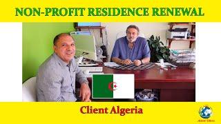  Non-profit residence renewal | Client from Algeria ⭐