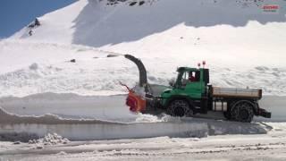 Bucher Municipal - Schneefräse Bucher TF90 im Praxiseinsatz