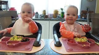 Twins try mac n cheese!