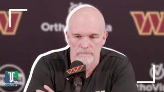 Dan Quinn's SCARY answer about Jayden Daniels showing EMOTION: "He's the one IN CHARGE."