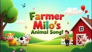 Farmer Milo’s Animal Song  | Fun Nursery Rhyme for Kids | Learn Animal Sounds!