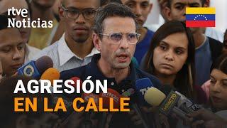 VENEZUELA: Henrique Capriles es AGREDIDO durante su VISITA por el centro del país | RTVE