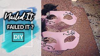 Nailed It or Failed It DIY Collaboration - How to Create a Glam Mask and Placemat