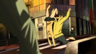 Durarara!!- Izaya's Sister Kicks Multiple Asses