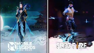 Mobile Legends VS Free Fire : Animasi, Emote ML vs FF