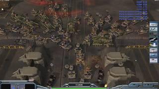USA Laser - Command & Conquer Generals Zero Hour - 1 vs 7 HARD Gameplay