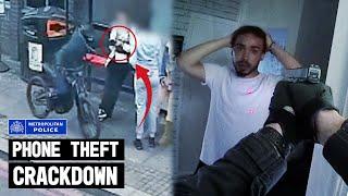 London Phone Theft Crackdown! Undercover Police Tackle Pickpockets & E-Bikes | 1000 Phones Retrieved