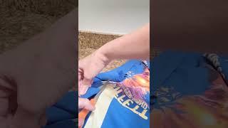 HOW TO CUT A T-SHIRT V-NECK
