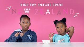 Kids Try Snacks From New Zealand | Kids Try | HiHo Kids