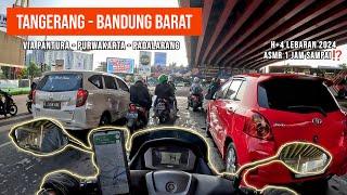 SOLO TOURING ABIS LEBARAN 200KM KURANG DARI SEJAM ⁉ Tangerang - Bandung NMAX 155