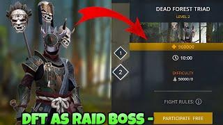 Experience Against Dead Forest Triad as a Raid Boss  | Understanding His Powers with Our Best Sets