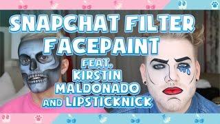 SNAPCHAT FILTER FACEPAINT (feat. Kirstin Maldonado & Lipsticknick)