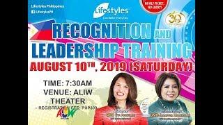 Recognition & Leadership Training: August 10, 2019