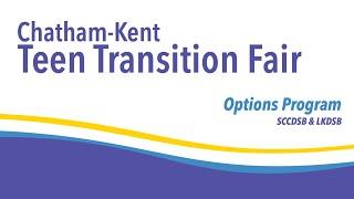 Teen Transition Fair - Options Program, SCCDSB & LKDSB