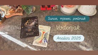 Horoskop 2025 Vodenjak ( Sunce,  mjesec, venera, podznak) Analiza ️