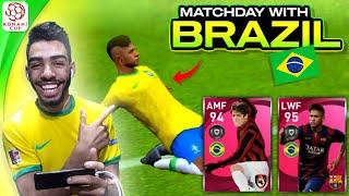 MATCHDAY USING BRAZIL  NEYMARZITOO  IS ROCKING  EFOOTBALL PES 2021 MOBILE