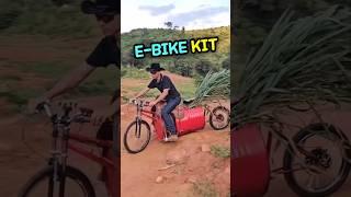 Drum Barrel Scooter Powered by an E-Bike Conversion Kit!  @metalprojetos⁩