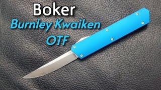 Boker Burnley Kwaiken OTF:  Sleek Lightweight Auto Design!