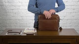 HOW TO PACK | The Santino M Men's Leather Messenger Bag