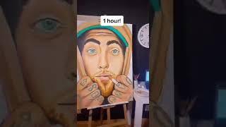 Speed Painting Portraits by Kayla Carlile