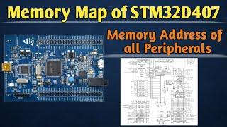 Memory Map of STM32F407 Discovery Board || System Bus of STM32F407 #stm32