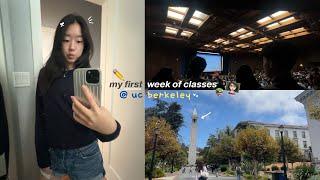 first week of classes @ uc berkeley ‍⋆⭒˚｡⋆: year 2