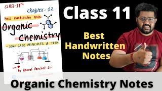 Organic Chemistry Class 11 Notes | Basic of Organic Digital Notes | Chemistry Notes