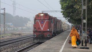 Double Diesel Aggression | Twin ALCO charges Kanchan Kanya Express blows away dust at 110 KMPH