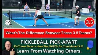 Pickleball Question!  Are These Players True 3.5 Players?  Watch And Let Me Know Your Opinion!