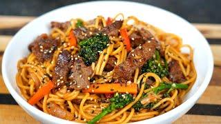 When I Need Something Quick For Dinner, I Make These Chili Garlic Steak Noodles