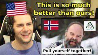 American Reacts to Norwegian Commercials