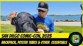 Backpack Packing, Poster Tubes & Other Essentials for San Diego Comic-Con (SDCC)