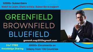 Greenfield - Brownfield - Bluefield Implementation details in SAP S/4 HANA - SAP YouTube channel