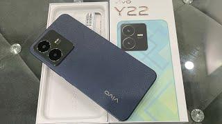 Vivo Y22  Starlite Blue Unboxing, First Look & Review | Vivo Y22 Price Unboxing & Review 