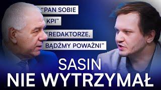 SASIN OBURZONY NA REDAKTORA. MOCNE SPIĘCIE W STUDIU: PAN SOBIE KPI