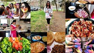 holi celebration in America  |kitchen routine vlog, ‍️lunch to dinner  