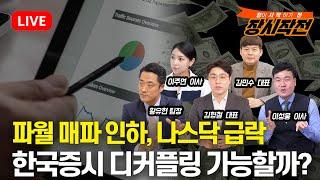 [12월19일 #장시작전]  파월, 매파적 금리인하, 미 증시 급락 / 테슬라 -7%, 아이온큐 -13% 급락 / 환율 1440원, 오른것 없는 한국증시 반응은?