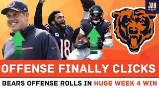 Bears RUNNING GAME IS BACK! Shane Waldron Makes KEY ADJUSTMENTS, Swift's Big Day + Defense Shines