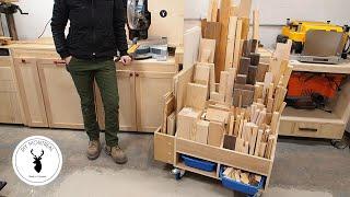 Build a Compact Lumber Storage Cart from a Single Sheet of Plywood