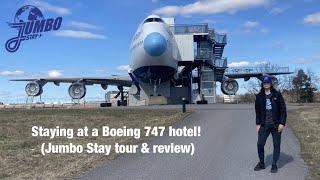 Staying at a Boeing 747 hotel! (Jumbo Stay tour & review)