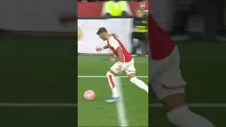 Ben White with the nutmeg!