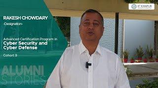 Alumni Stories | Rakesh Choudhary | Cyber Security and Cyber Defense