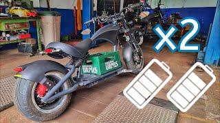 X9 Plus E-Chopper // Reichweite verdoppeln // Schaffen wir 100km???