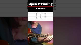 Open F Tuning Acoustic Riffs (With Tabs) #alternatetunings #acousticguitar #acousticguitartabs