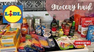 HUGE LIDL GROCERY HAUL