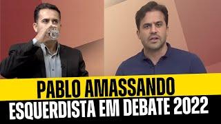 PABLO MARÇAL AMASSANDO ESQUERDISTA EM DEBATE DE 2022